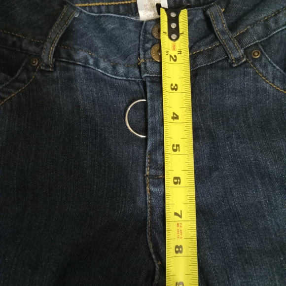 Monroe & Main Jeans Pants Wide Legs Mid Rise Hipster Size 6 Short - Picture 3 of 8